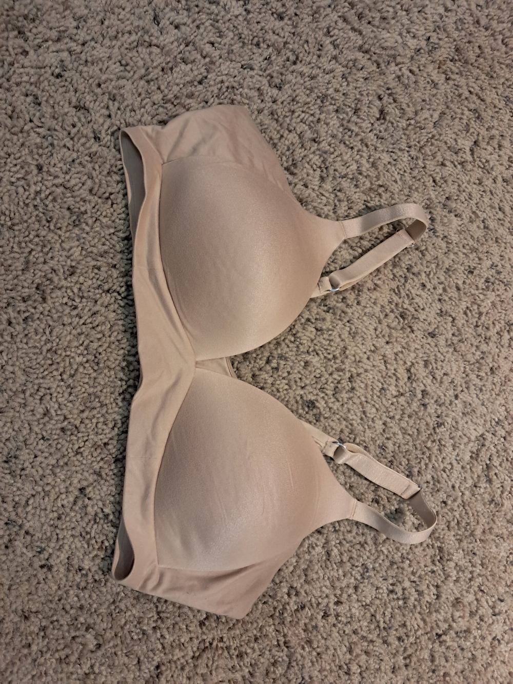 aerie Seamless Nude T-Shirt Bra - Light Beige 34C